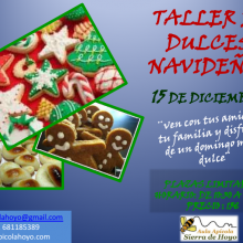 Taller de dulces navideños