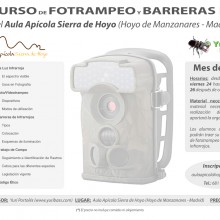 Curso de fototrampeo y barreras de IR
